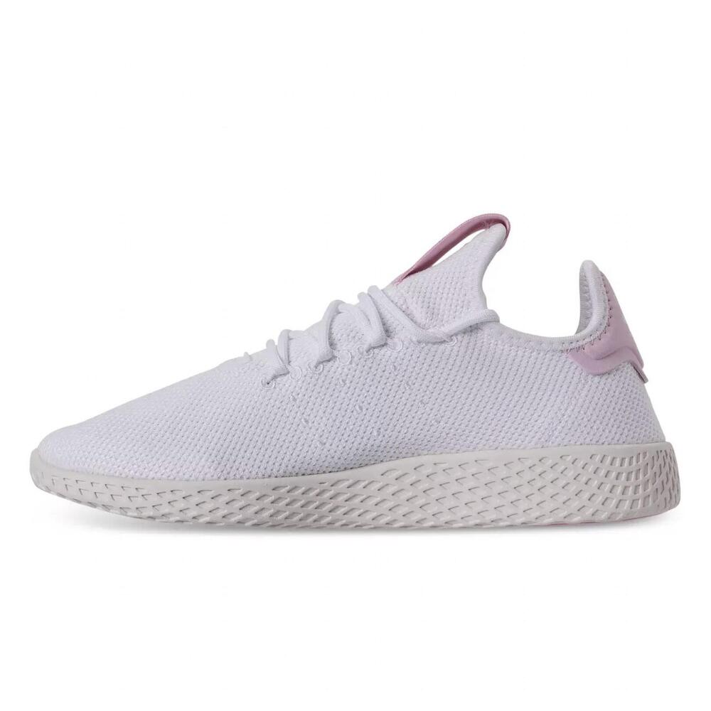NEW ADIDAS women's tennis hu sneaker in pharrell white/pink - Picture 3 of 5